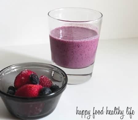 Cooking with my Kid -- Blueberry Banana Smoothie