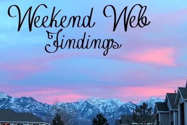 Weekend Web Findings 
