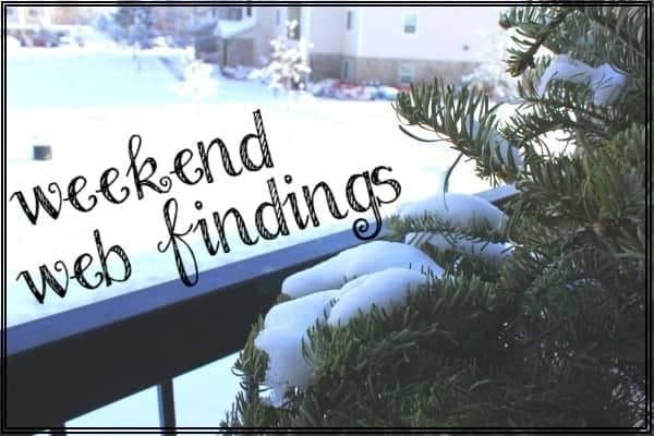 Weekend Web Findings