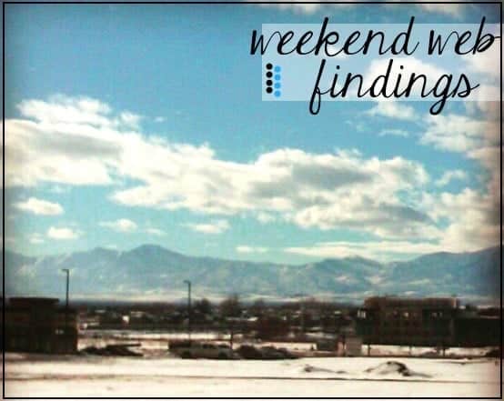 Weekend Web Findings