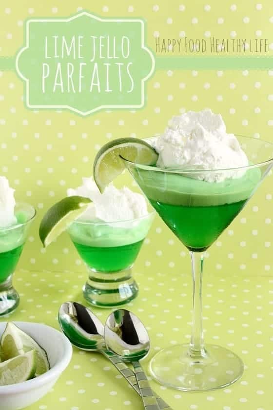 Lime Jello Parfait -- Cooking with my Kid #Jello