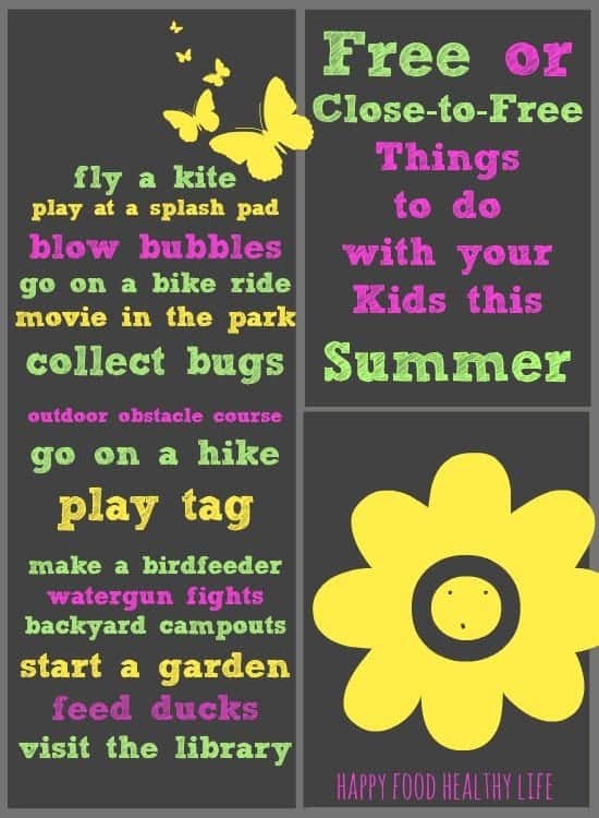 Free or Close-to-Free Things to do with your Kids this Summer