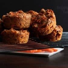 Carrot Raisin Muffins may sound like someone only a health-nut would eat, but I assure you, candy-lovin-kiddo just gobbled them right up with no complaints! - www.happyfoodhealthylife.com