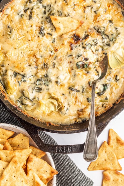 Easy Vegan Spinach Artichoke Dip