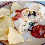 Southwestern Crunchy Burrito // Happy Food Healthy Life