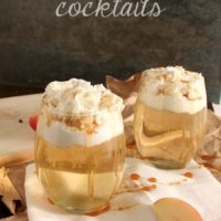 Caramel Apple Pie Cocktail. When your dessert and cocktail is all in one glass, there's really no going wrong. www.happyfoodhealthylife.com