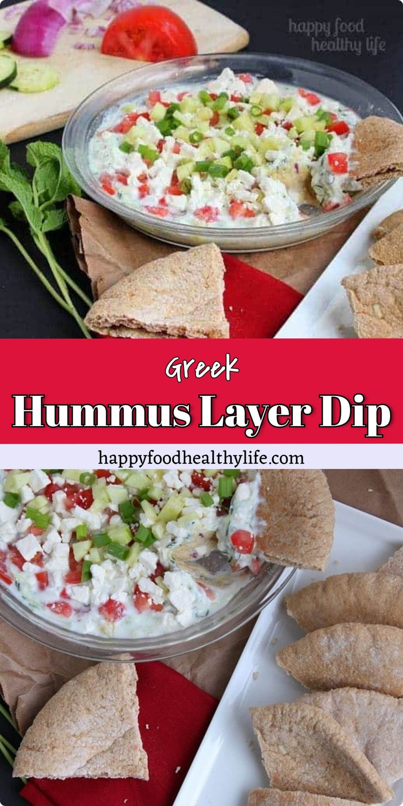 Healthy Greek Layer Dip