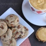 Cinnamon Chocolate Chip Cookies {with Pumpkin Buttercream option} - If you're looking for a cookie that will get you in the mood for harvest weather, this is where you should start! www.happyfoodhealthylife.com