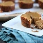 Healthy Pumpkin Pie Bites - Perfectly portioned. A Healthy Crust. No Excuses for why you can't indulge in these! www.happyfoodhealthylife.com