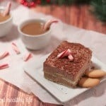 Quick & Easy Frozen Peppermint Mocha Tiramisu. A perfect dessert for entertaining this holiday season. - www.happyfoodhealthylife.com