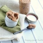 Homemade Honey Peanut Butter. Easy to whip together in minutes. Only 3 natural ingredients. Nothing strange like what you get in the store! | www.happyfoodhealthylife.com