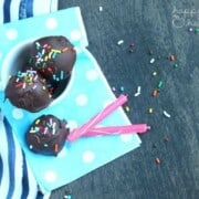 Lightened-Up Cake Batter Truffles - A delightful treat for a special occasion that's totally not that bad for you! | www.happyfoodhealthylife.com