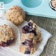 Whole Wheat Lemon Blueberry Protein Muffins | Happy Food Healthy Life