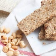 Nutty No-Bake Protein Bars - the perfect healthy snack for when you're on-the-go | Happy Food Healthy LIfe