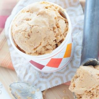 This DAIRY-FREE PUMPKIN PIE ICE CREAM is as creamy as the ice cream you know and love, yet there's no dairy needed for this recipe!