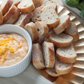 Healthy 3-Ingredient Spicy Cheddar Cheese Dip - Save the day by bringing this super easy and healthy appetizer to your next holiday dinner