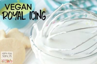 this vegan royal icing is a perfect egg-free way to decorate all your cute holiday cookies