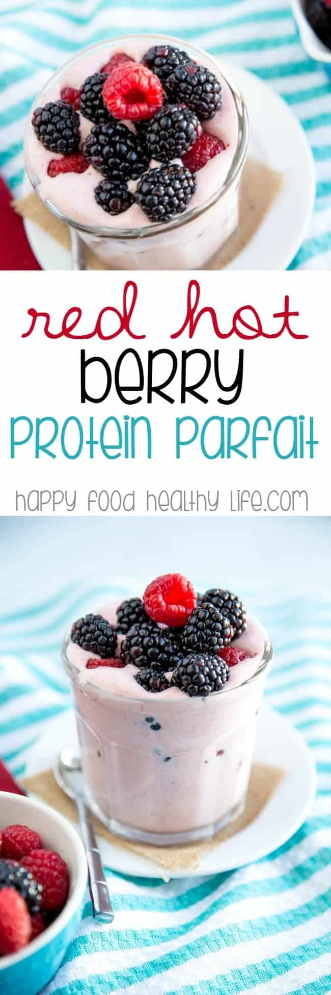 These Red Hot Berry Protein Parfaits have a kick of spice that will get your metabolism working in no time. This is the easiest breakfast or snack, especially for those who don't have much time in the mornings. Click through to get one of the best parfaits you'll ever have!
