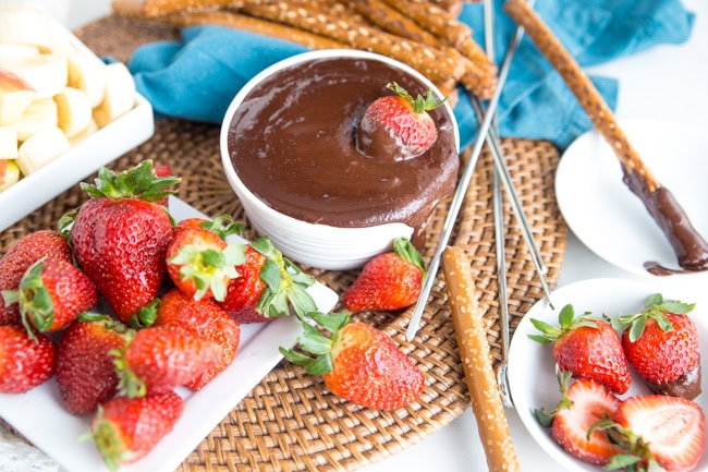 dairy free chocolate fondue