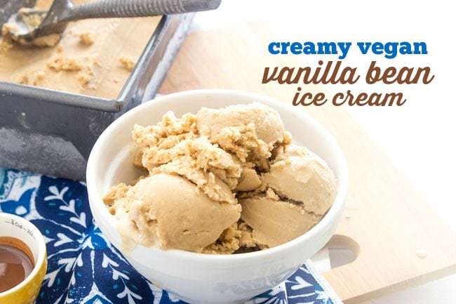 Creamy Vegan Vanilla Bean Ice Cream