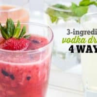 EASY VODKA DRINKS THAT COME TOGETHER IN NO TIME!