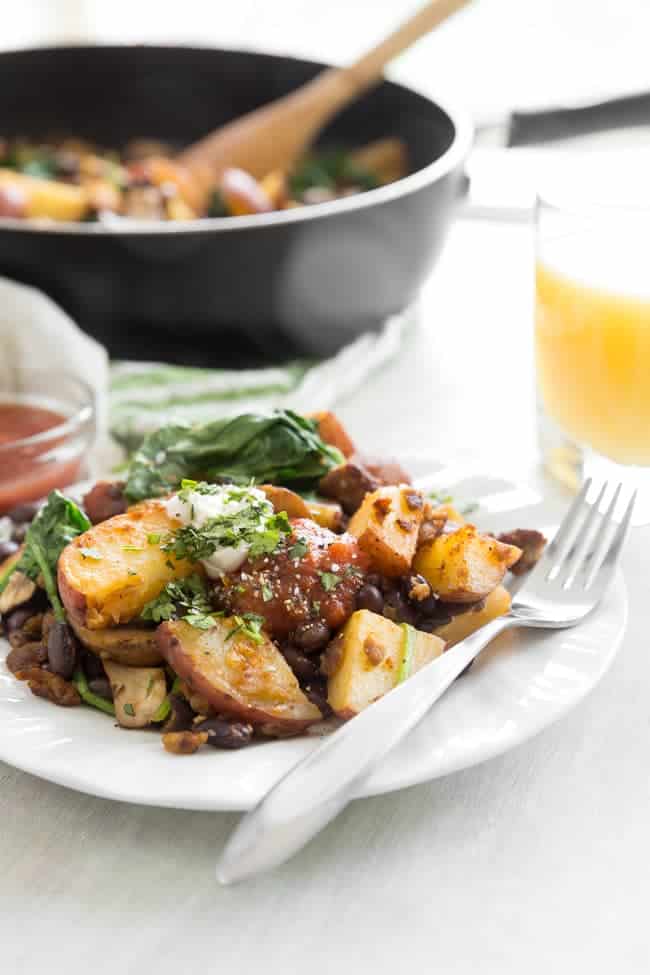 VEGAN BREAKFAST HASH - Good Vegan breakfast recipes can be really hard to come by - not with this one!
