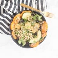 Sweet Potato Nachos Salad Bowl