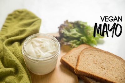 Vegan Mayo Recipe - perfect for vegan sandwiches, potato salads, picnics, and wraps