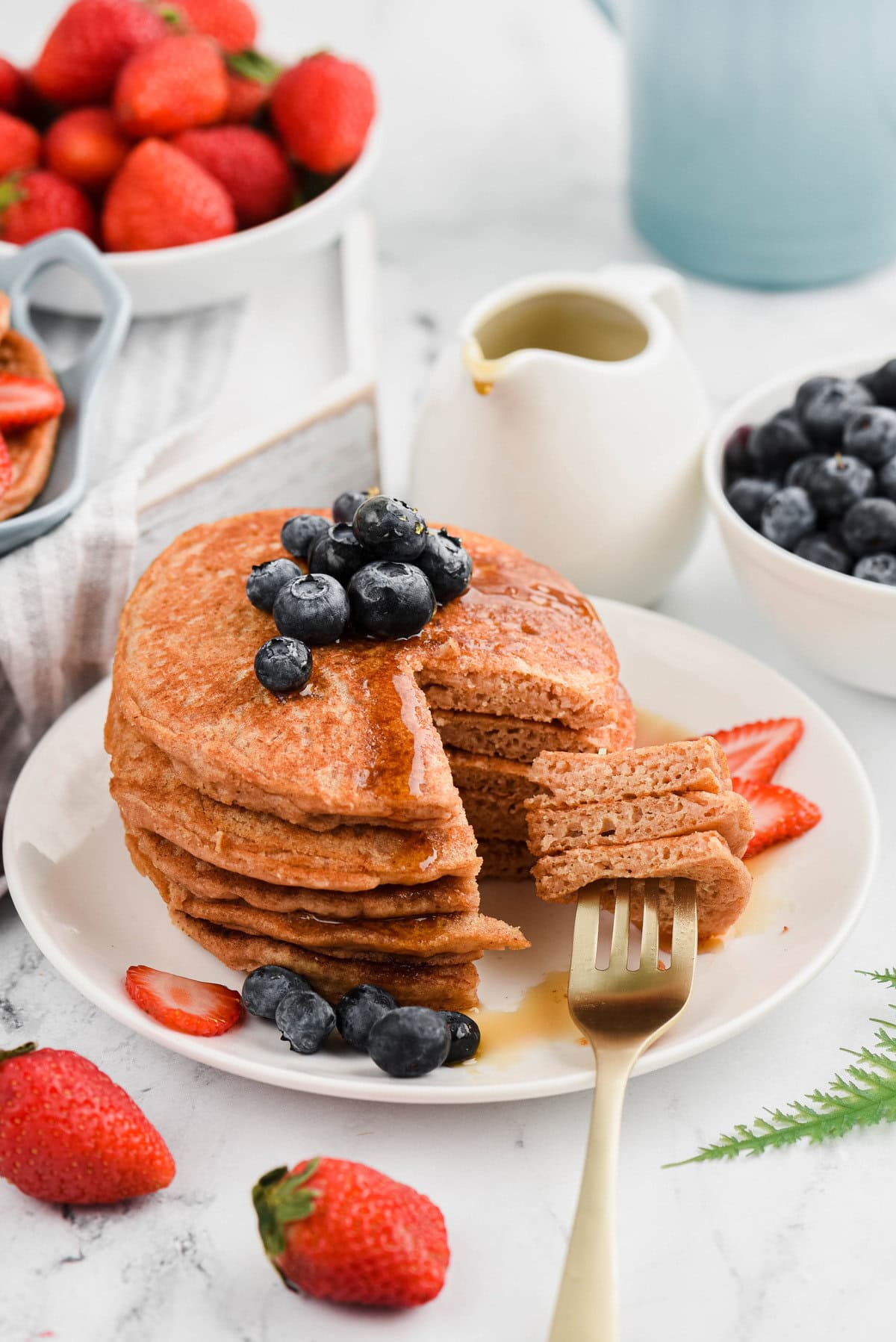 vegan whole wheat pancake recipe