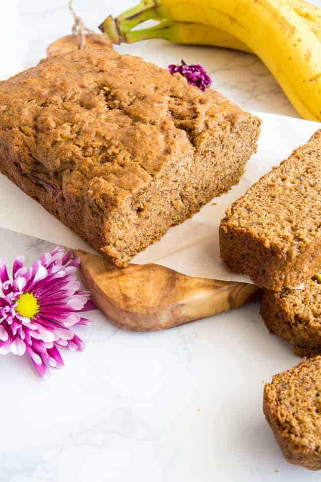 A healthy vegan banana bread recipe is exactly what you need for a healthy snack.