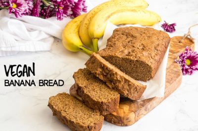 A healthy vegan banana bread recipe is exactly what you need for a healthy snack.