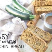 VEGAN ZUCCHINI BREAD WITH APPLESAUCE - SUPER EASY AND DELICIOUS!