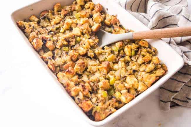 vegetarian stuffing for the win on thanksgiving!
