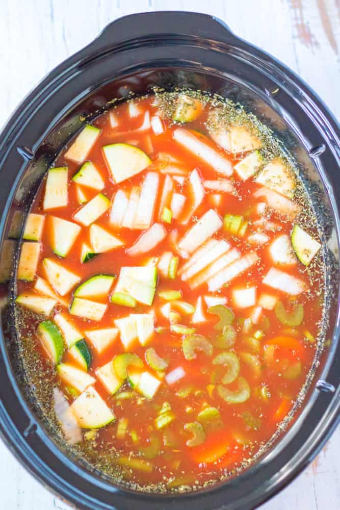 slow cooker minestrone