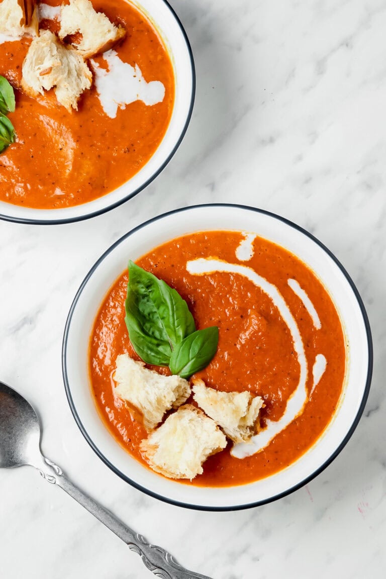 creamy vegan tomato soup recipe