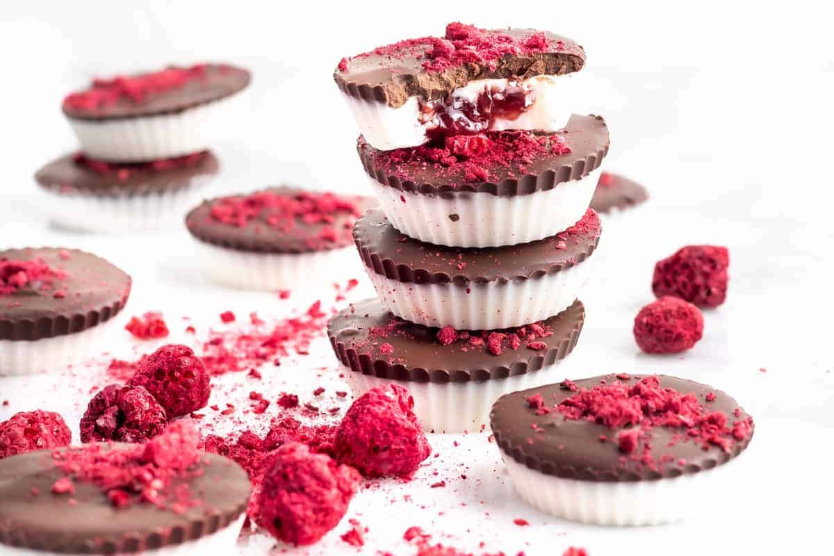 Raspberry Coconut Butter Cups