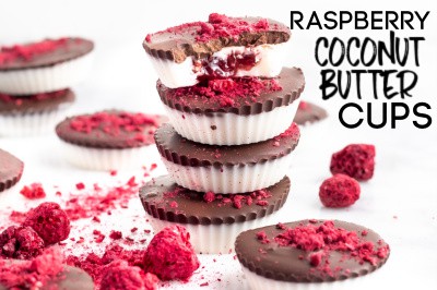 EASY 5-INGREDIENT RASPBERRY COCONUT BUTTER CUPS