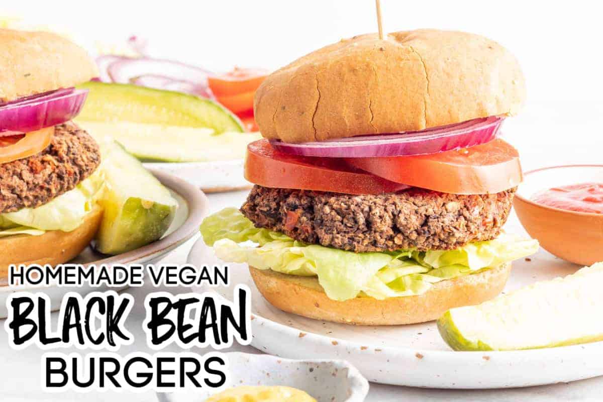 VEGAN BLACK BEAN BURGER