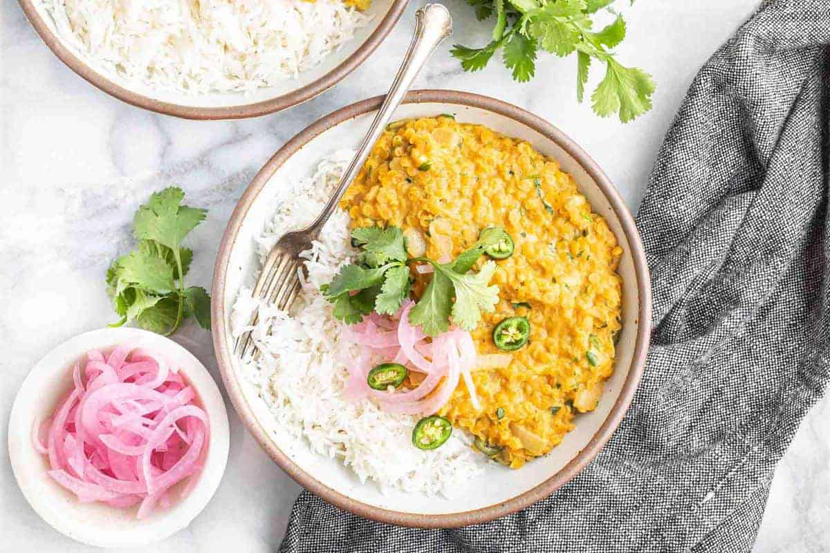 coconut lentil curry