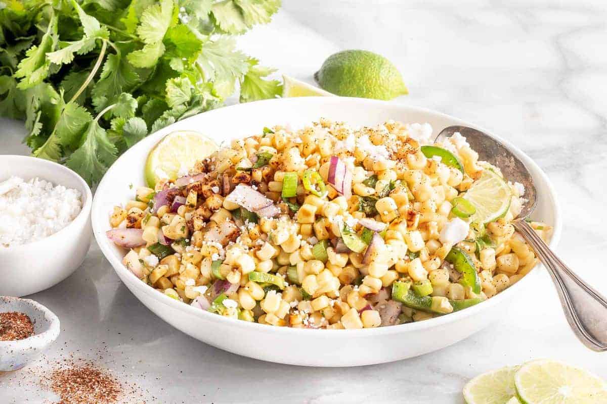 vegan street corn salad