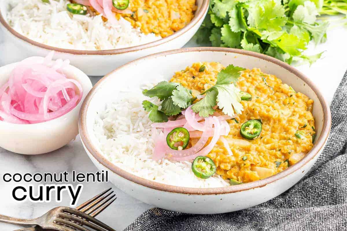 COCONUT LENTIL CURRY