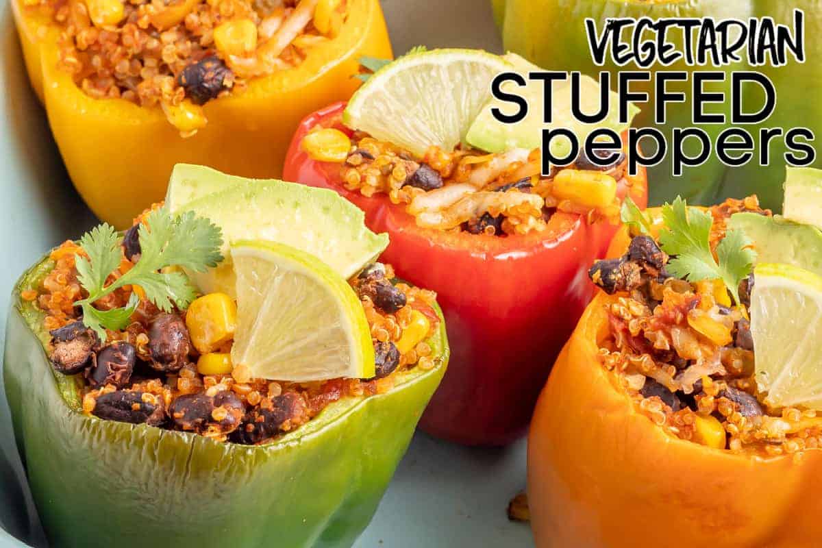 VEGETARIAN STUFFED PEPPERS