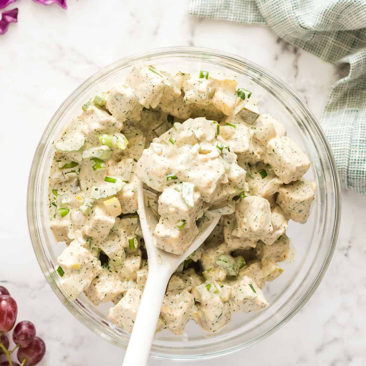 Veggie-Packed Chicken Salad Meal Prep - Smile Sandwich