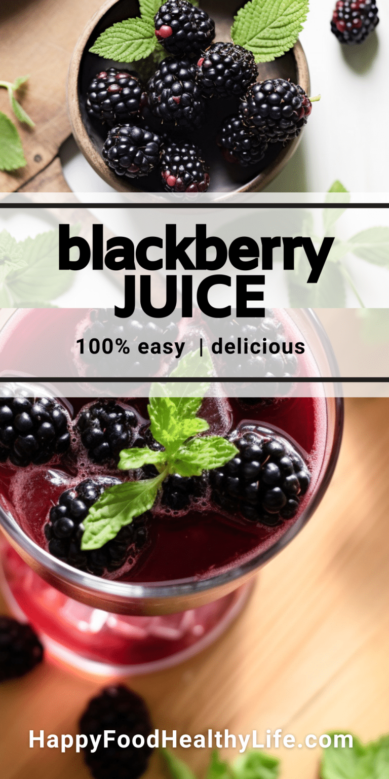 Blackberry Juice - A Refreshing and Healthy Homemade Delight