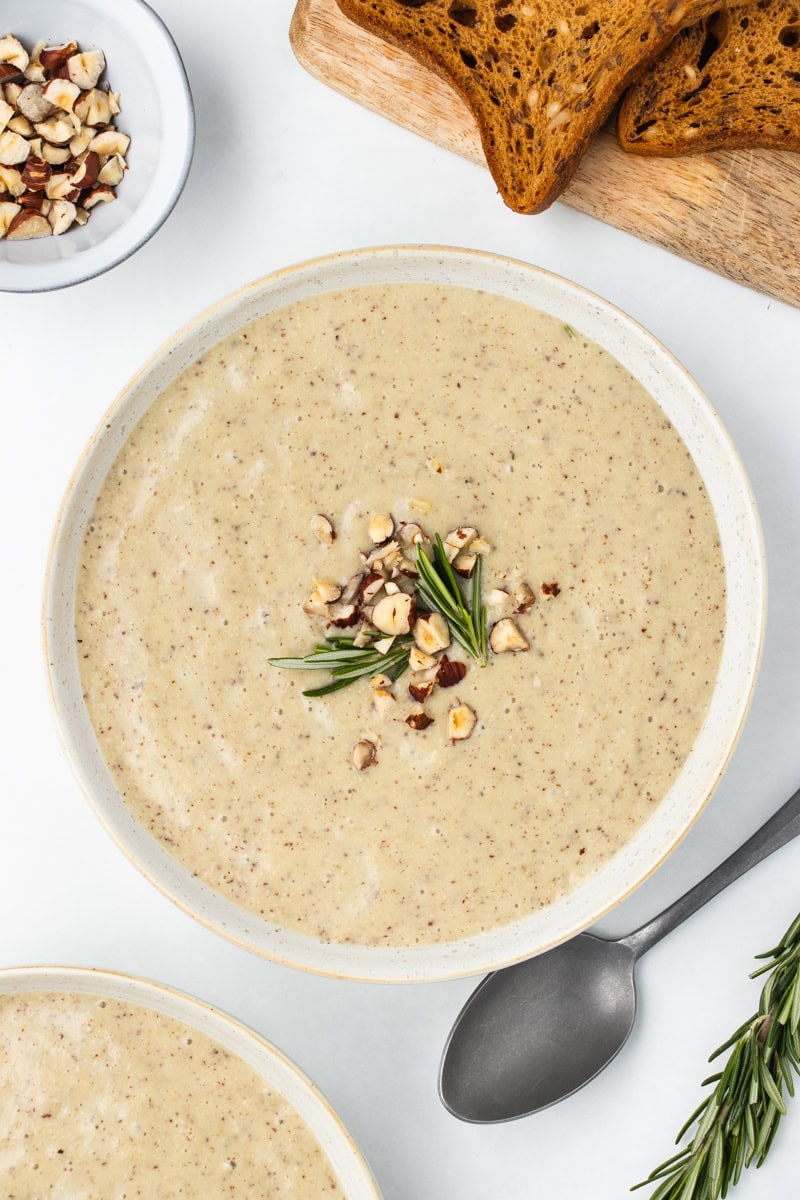 Creamy Vegan Hazelnut Soup