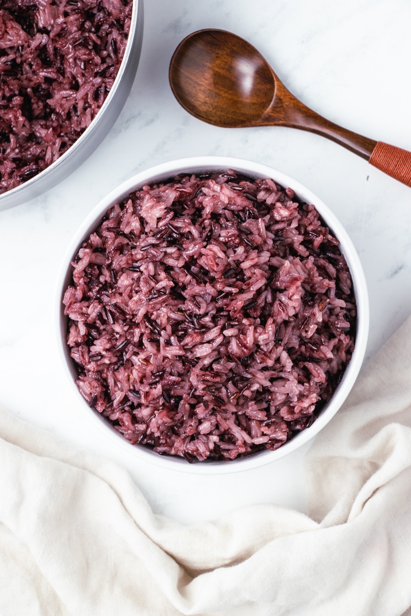 glutinous purple rice