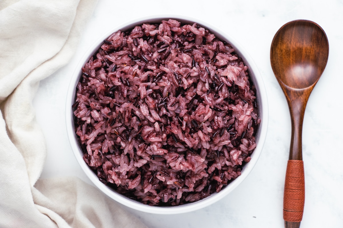 purple glutinous rice
