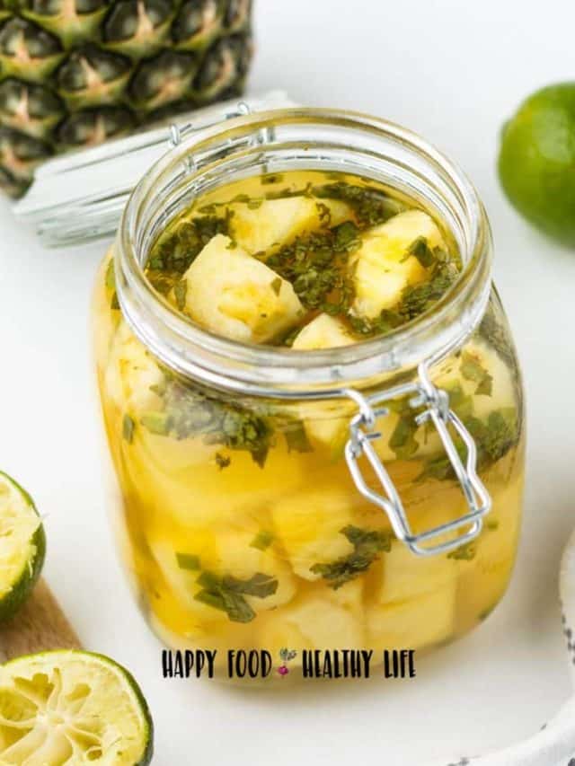 Tangy and Sweet Pickled Pineapple to Spice Up Any Meal