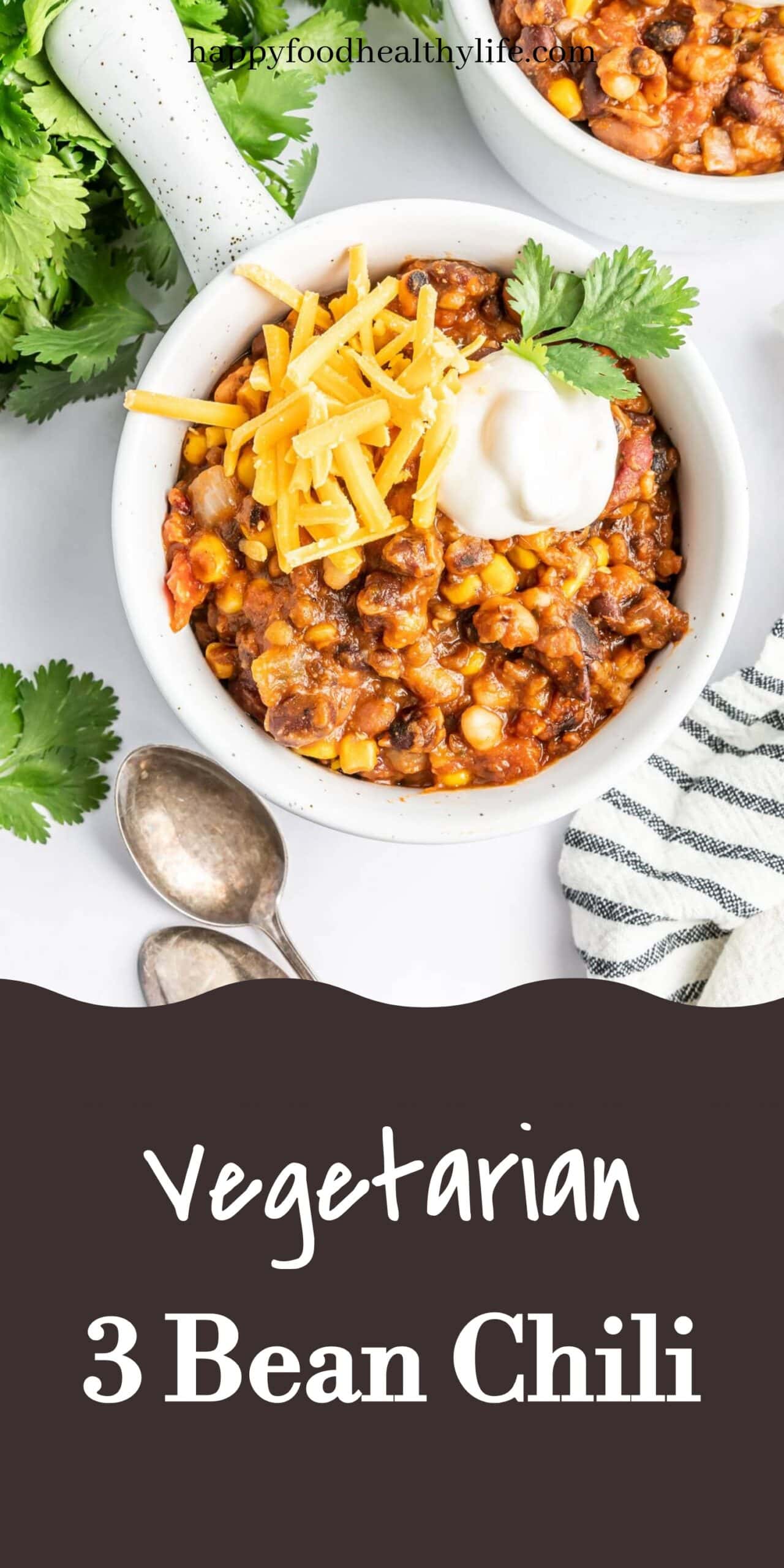 3 bean vegetarian chili