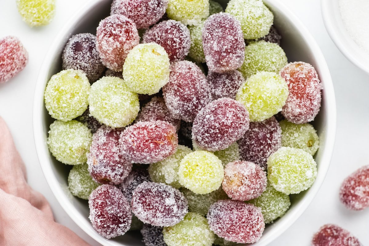 Candied grapes recipe